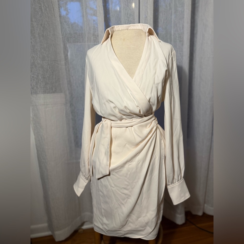 Lauren Ralph Lauren Double-Faced Georgette Wrap Dress